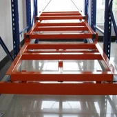 Ράφια αποθήκευσης Push Back